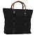 Sac à main en nylon noir GUCCI Bamboo 002 2854 0412 5 Auth EC436
