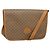 Gucci Borsa a spalla Micro GG Supreme in PVC marrone oro 001 116 0915 Auth BA991 D'oro
