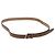 Cinturón GUCCI de cuero 42,9"" marrón Auth hk2326 Castaño