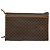 Céline Bolsa de ombro em lona Macadam CELINE em couro PVC marrom dourado Auth sw164 - vista 2
