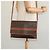 Céline Bolsa de ombro em lona Macadam CELINE em couro PVC marrom dourado Auth sw164 - vista 22