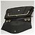 Borsa a spalla MCM in pelle nera e oro Auth MY306 Nero D'oro - vista 10