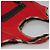 Burberry Borsa a spalla in tela rossa Auth ac3717 Rosso - vista 6