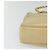 CHANEL Borsa a Spalla Matelassé con Catena in Pelle di Agnello Beige Oro CC Auth bs23535 D'oro - vista 15