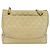CHANEL Borsa a Spalla Matelassé con Catena in Pelle di Agnello Beige Oro CC Auth bs23535 D'oro - vista 2