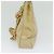 CHANEL Borsa a Spalla Matelassé con Catena in Pelle di Agnello Beige Oro CC Auth bs23535 D'oro - vista 4