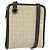 Bulgari Borsa a spalla BVLGARI Logo Mania in tela beige Auth EC908