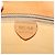 Céline Borsa a spalla in tela Macadam Celine con motivo carrozza a cavallo beige e oro Auth EC1008 D'oro - vista 19