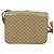 Céline Borsa a spalla in tela Macadam Celine con motivo carrozza a cavallo beige e oro Auth EC1008 D'oro - vista 2