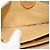 Céline Borsa a spalla in tela Macadam Celine con motivo carrozza a cavallo beige e oro Auth EC1008 D'oro - vista 22