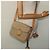 Céline Borsa a spalla in tela Macadam Celine con motivo carrozza a cavallo beige e oro Auth EC1008 D'oro - vista 24