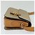 Céline Borsa a spalla in tela Macadam Celine con motivo carrozza a cavallo beige e oro Auth EC1008 D'oro - vista 4