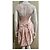 Vera Wang Vestido de corpete de renda e cetim Rosa - vista 4