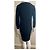 Escada Schwarzes Viskose-Jersey-Kleid mit Nadel am Hals - Ansicht 5