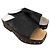 Sabot Robert Clergerie Mia Pelle Nera Legno Nero Beige