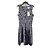 Michael Kors Fit and Flear Navy Dress Blanco Azul
