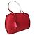 Tote Borsa a mano Prada Plume in pelle rosso scuro Bordò