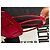 Tote Borsa a mano Prada Plume in pelle rosso scuro Bordò - vista 6