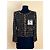 Chanel 14K$ Black Ribbon Tweed Jacket with Jewel Accents - view 5
