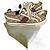 Sneaker GG da uomo con Gucci Tennis 1977 Beige