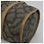 Borsa a mano SAINT LAURENT in pelle embossata grigia Auth sw230 Marrone - vista 9