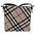 Borsa a spalla Burberry Nova Check in lana beige Auth EC948 - vista 2