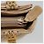 BALLY Bolso de Hombro Acolchado de Cuero Beige Dorado Auth BA814 - vista 10