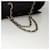 CHANEL Chain Hand Bag Cotton Black Gold CC Auth bs23972 Golden - view 7