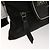 Borsa a spalla Jimmy Choo in nylon e pelle nera Auth bs23874 Nero - vista 20