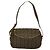 Céline Borsa a spalla Celine C Sulky in tela marrone Auth bs23894 - vista 2