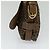 Céline Borsa a spalla Celine C Sulky in tela marrone Auth bs23894 - vista 4