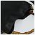 Borsa a mano in pelle GUCCI Bamboo 2 vie nera oro 001 3444 1638 Auth BA755 Nero D'oro - vista 6