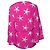 Valentino Garavani, minivestido de seda con estampado de estrella de mar Rosa - vista 3