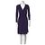 Diane Von Furstenberg Abito avvolgente in jersey di seta DvF Jeanne in viola e nero