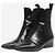 Louis Vuitton Botas Chelsea de cuero negro - talla EU 38,5 - vista 2
