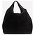 Jerome Dreyfuss Sac fourre-tout en daim noir Paco - vue 3