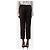 Theory Pantalones de lana marrón oscuro - talla UK 6 Castaño - vista 3