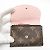 Monedero Rosalie Monogram Louis Vuitton Castaño - vista 8