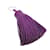 Ring Hermès Porte-clés Hermes Carmen en violet  - vue 1