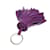 Ring Hermès Porte-clés Hermes Carmen en violet  - vue 2