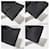 Billetera Compacta de Nylon Prada Negra Negro - vista 11