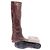 Botas LONGCHAMP T.EU 40.5 Cuero Roja - vista 6