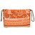 Silk In Hermès Pochette in seta Bag-in-Bag Hermes Foorby 20 Rosso Arancione - vista 3