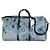 Louis Vuitton Keepall Bandoulière 50 – Colección Virgil Abloh, Edición Limitada 2021 Azul claro