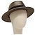 Chapéu SAINT LAURENT em lona tom de ouro Auth bs24106