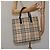 Borsa tote Burberry Nova Check in PVC beige Auth EC998 - vista 20