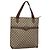 GUCCI GG Supreme Web Sherry Line Borsa Tote PVC Beige Verde Rosso Auth BA943