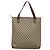 GUCCI GG Supreme Web Sherry Line Borsa Tote PVC Beige Verde Rosso Auth BA943 - vista 2