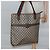 GUCCI GG Supreme Web Sherry Line Borsa Tote PVC Beige Verde Rosso Auth BA943 - vista 22