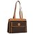 Céline Borsa a spalla in tela Macadam CELINE in pelle PVC marrone oro Auth sw165 D'oro